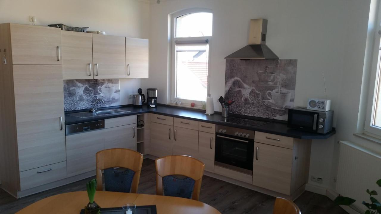 Ferienwohnung "Burgblick" An der Schmucke Buitenkant foto
